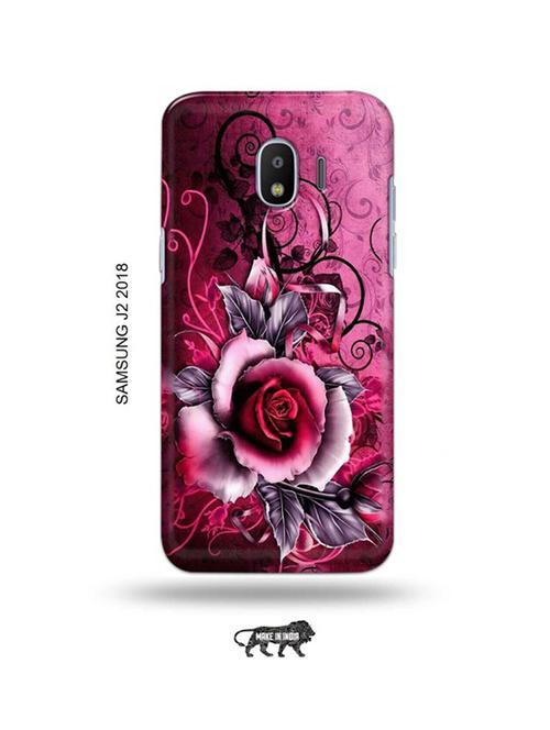 flowers back cover compatible with samsung j2 (2018) - 18991021 - Very Small Image - 1