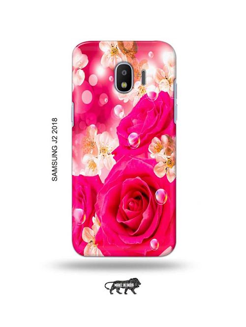 flowers back cover compatible with samsung j2 (2018) - 18991033 - Very Small Image - 1