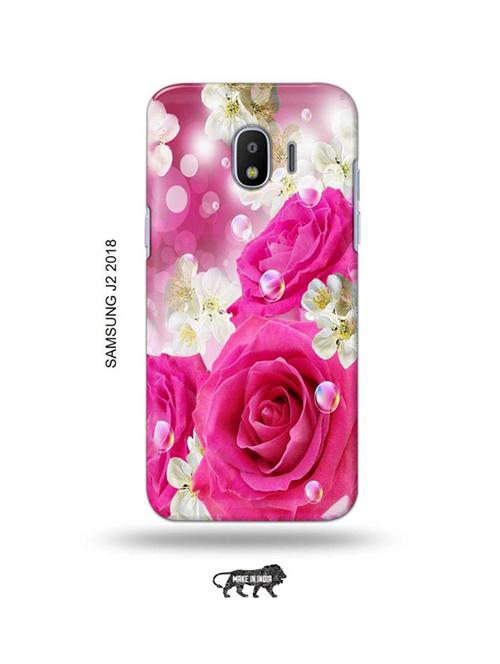 flowers back cover compatible with samsung j2 (2018) - 18991040 - Very Small Image - 1