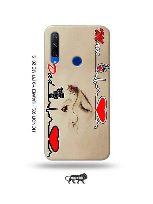 mom dad back cover compatible with honor 9x, huawei y9 prime 2019 - 18991088 - Very Small Image - 1