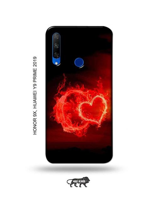 fire heart letter c back cover compatible with honor 9x, huawei y9 prime 2019 - 18991120 - Very Small Image - 1