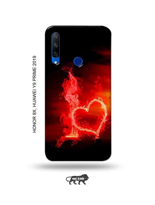 fire heart letter i back cover compatible with honor 9x, huawei y9 prime 2019 - 18991126 - Very Small Image - 1