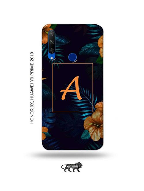 floral a back cover compatible with honor 9x, huawei y9 prime 2019 - 18991144 - Very Small Image - 1
