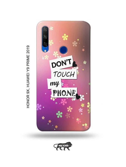 donu2019t touch my phone back cover compatible with honor 9x, huawei y9 prime 2019 - 18991170 - Very Small Image - 1