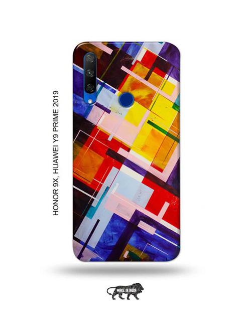 abstract back cover compatible with honor 9x, huawei y9 prime 2019 - 18991210 - Very Small Image - 1