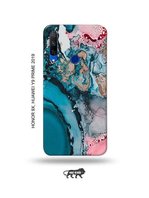 colour marble back cover compatible with honor 9x, huawei y9 prime 2019 - 18991216 - Very Small Image - 1