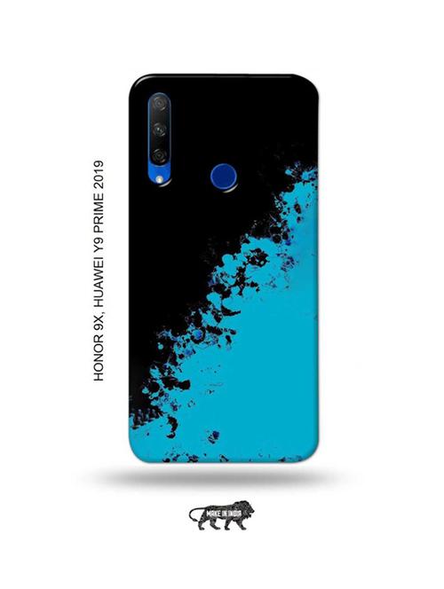 blue black back cover compatible with honor 9x, huawei y9 prime 2019 - 18991225 - Very Small Image - 1