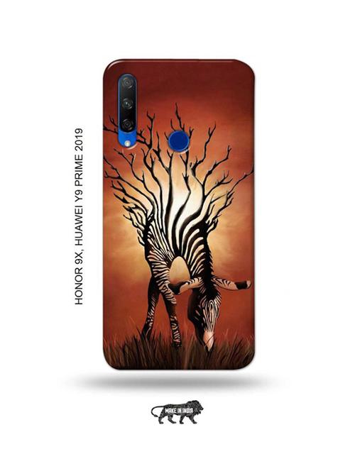 zebra back cover compatible with honor 9x, huawei y9 prime 2019 - 18991261 - Very Small Image - 1