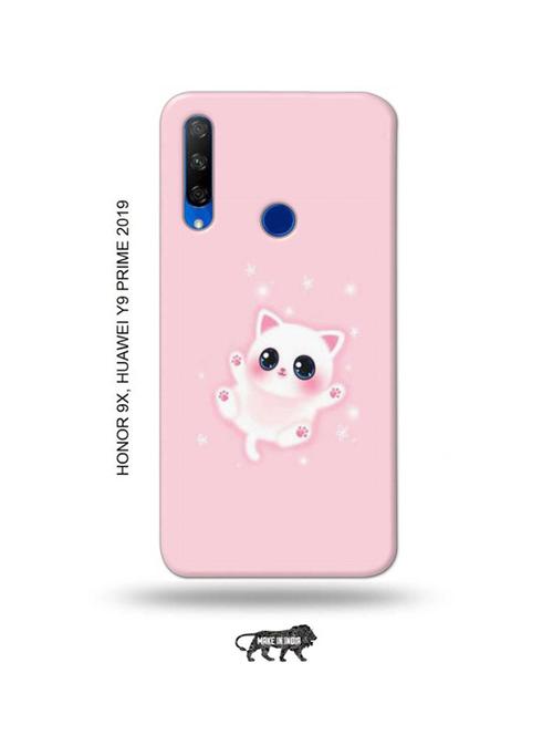 cute kitty back cover compatible with honor 9x, huawei y9 prime 2019 - 18991265 - Very Small Image - 1