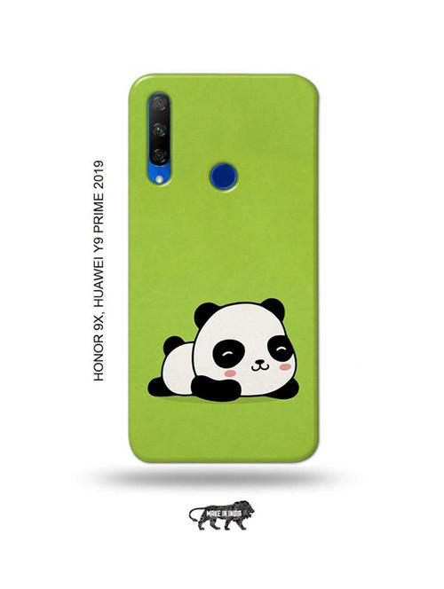 lazy panda back cover compatible with honor 9x, huawei y9 prime 2019 - 18991276 - Very Small Image - 1