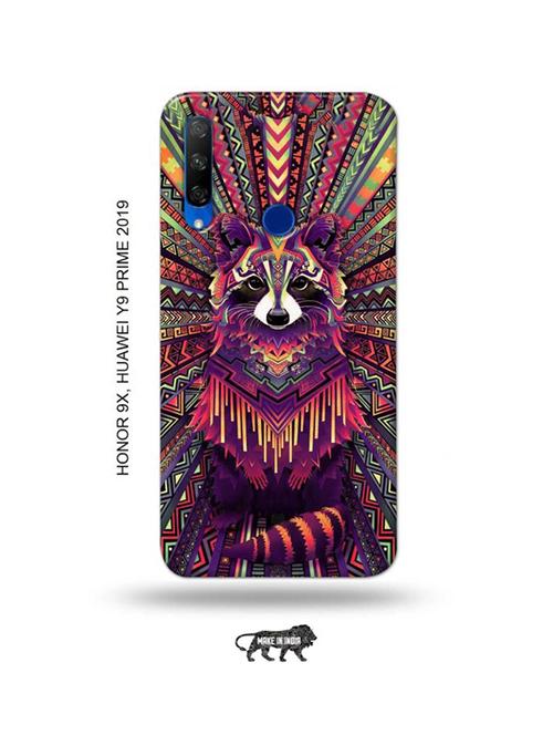 kalankari fox back cover compatible with honor 9x, huawei y9 prime 2019 - 18991280 - Very Small Image - 1