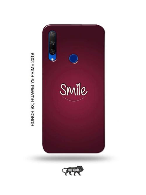 smile back cover compatible with honor 9x, huawei y9 prime 2019 - 18991285 - Very Small Image - 1