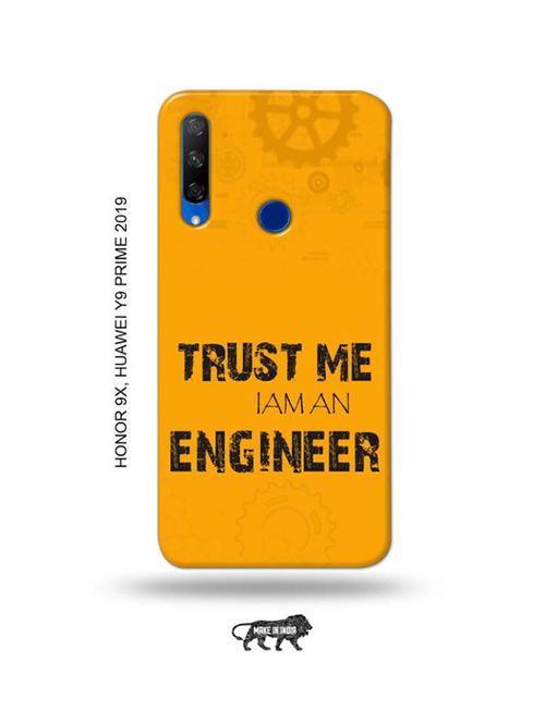 trust me i am engineer back cover compatible with honor 9x, huawei y9 prime 2019 - 18991302 - Very Small Image - 1