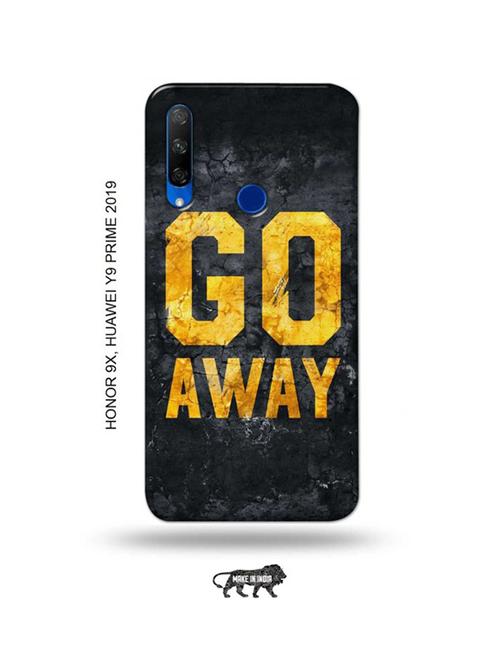 go away back cover compatible with honor 9x, huawei y9 prime 2019 - 18991309 - Very Small Image - 1