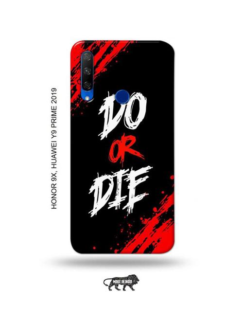 do or die back cover compatible with honor 9x, huawei y9 prime 2019 - 18991312 - Very Small Image - 1