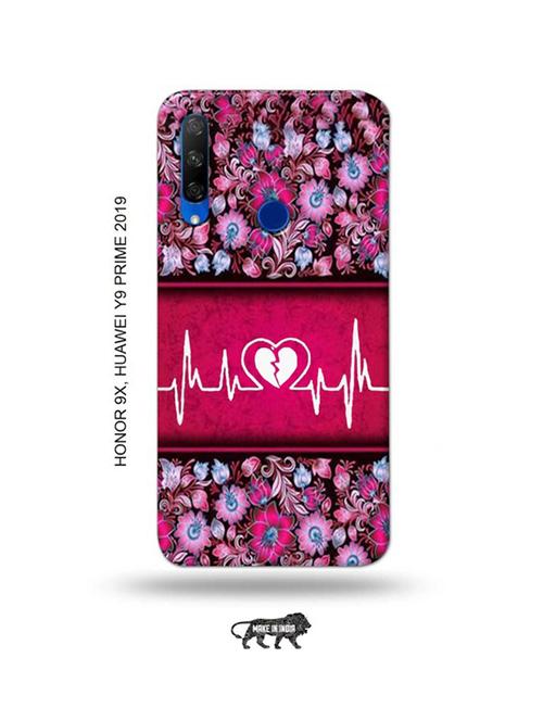 heart ecg back cover compatible with honor 9x, huawei y9 prime 2019 - 18991326 - Very Small Image - 1