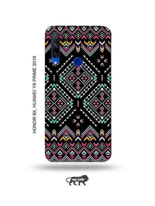 aztec back cover compatible with honor 9x, huawei y9 prime 2019 - 18991330 - Very Small Image - 1