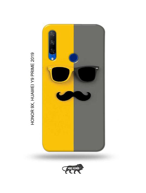 hipster back cover compatible with honor 9x, huawei y9 prime 2019 - 18991365 - Very Small Image - 1