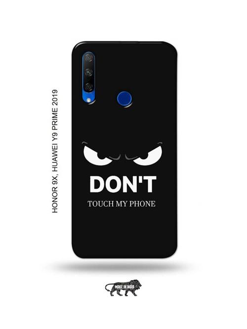 don't touch my phone back cover compatible with honor 9x, huawei y9 prime 2019 - 18991374 - Very Small Image - 1
