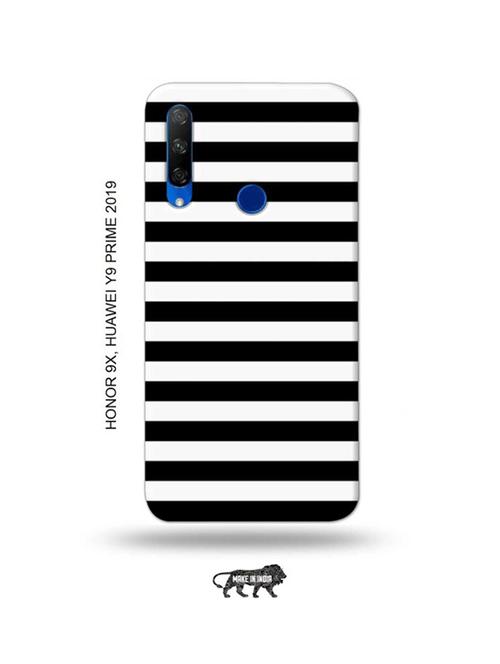 black strips back cover compatible with honor 9x, huawei y9 prime 2019 - 18991394 - Very Small Image - 1