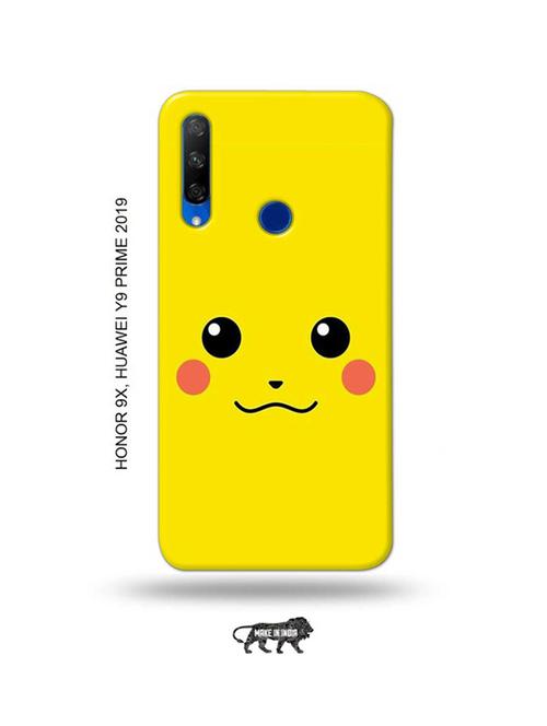 pika face back cover compatible with honor 9x, huawei y9 prime 2019 - 18991398 - Very Small Image - 1