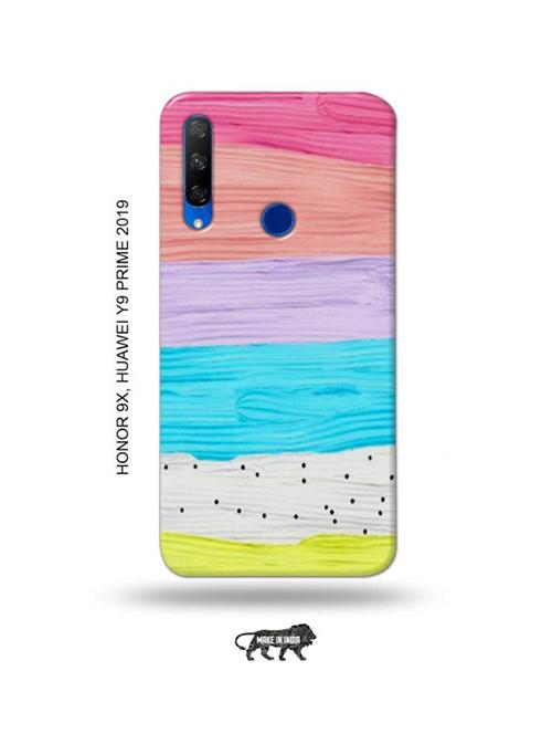 colour wood back cover compatible with honor 9x, huawei y9 prime 2019 - 18991406 - Very Small Image - 1