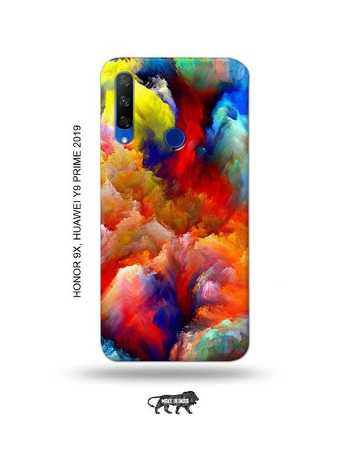 colorful clouds back cover compatible with honor 9x, huawei y9 prime 2019 - 18991442 - Very Small Image - 1