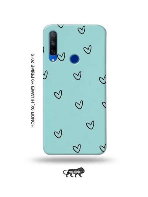 hearts back cover compatible with honor 9x, huawei y9 prime 2019 - 18991496 - Very Small Image - 1