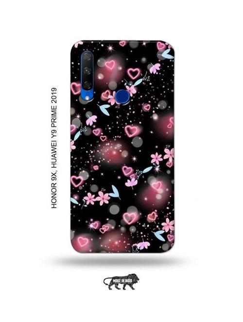 flower and hearts back cover compatible with honor 9x, huawei y9 prime 2019 - 18991498 - Very Small Image - 1