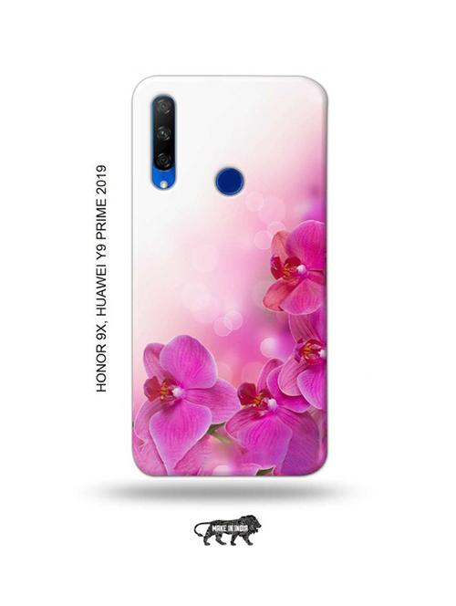 flowers back cover compatible with honor 9x, huawei y9 prime 2019 - 18991524 - Very Small Image - 1