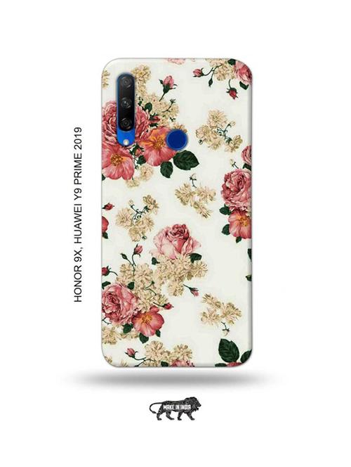 flowers back cover compatible with honor 9x, huawei y9 prime 2019 - 18991537 - Very Small Image - 1