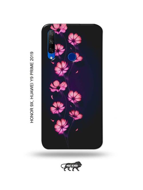 flowers back cover compatible with honor 9x, huawei y9 prime 2019 - 18991545 - Very Small Image - 1