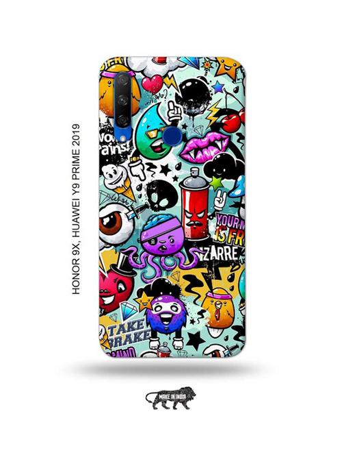 funny dope back cover compatible with honor 9x, huawei y9 prime 2019 - 18991550 - Very Small Image - 1