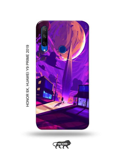 moon nature back cover compatible with honor 9x, huawei y9 prime 2019 - 18991578 - Very Small Image - 1