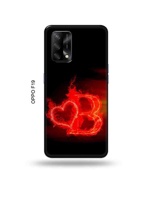 fire heart letter back cover compatible with oppo f19, f19s, oppo a74 - 18992119 - Very Small Image - 1