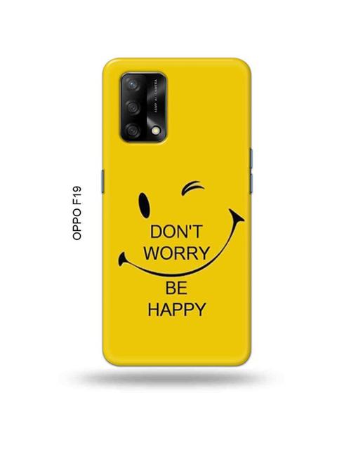 funny face yellow back cover compatible with oppo f19, f19s, oppo a74 - 18992386 - Very Small Image - 1