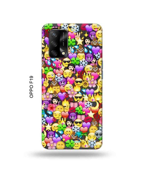 emojis back cover compatible with oppo f19, f19s, oppo a74r - 18992394 - Very Small Image - 1