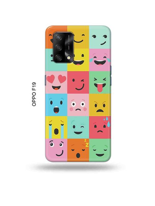 emojies back cover compatible with oppo f19, f19s, oppo a74 - 18992415 - Very Small Image - 1