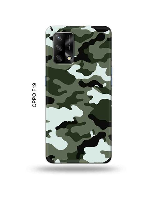 camouflage green back cover compatible with oppo f19, f19s, oppo a74 - 18992448 - Very Small Image - 1