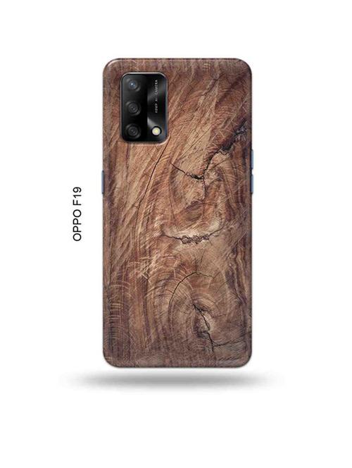 wooden back cover compatible with oppo f19, f19s, oppo a74 - 18992470 - Very Small Image - 1