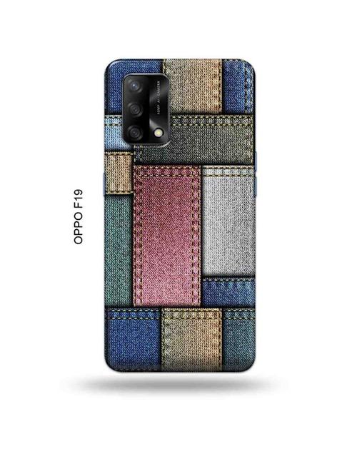 denim back cover compatible with oppo f19, f19s, oppo a74 - 18992472 - Very Small Image - 1