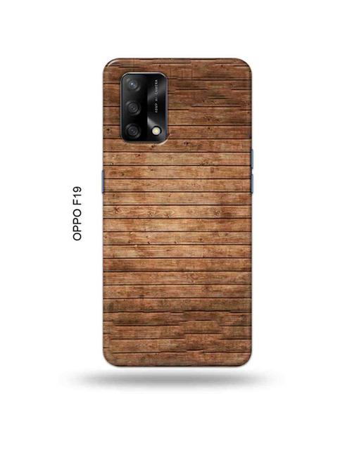 wooden strips back cover compatible with oppo f19, f19s, oppo a74 - 18992477 - Very Small Image - 1