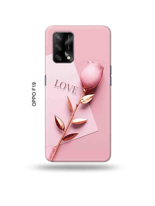 flower love back cover compatible with oppo f19, f19s, oppo a74 - 18992503 - Very Small Image - 1
