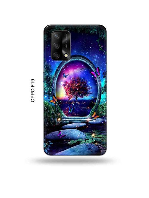 flowers back cover compatible with oppo f19, f19s, oppo a74 - 18992525 - Very Small Image - 1