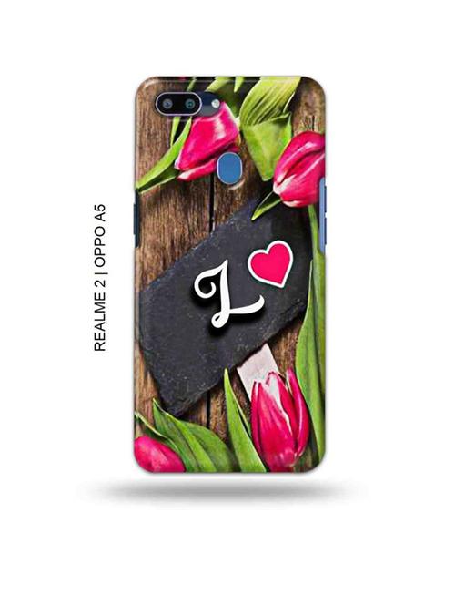 flower letter z back cover compatible with realme 2, oppo a5 - 18992616 - Very Small Image - 1