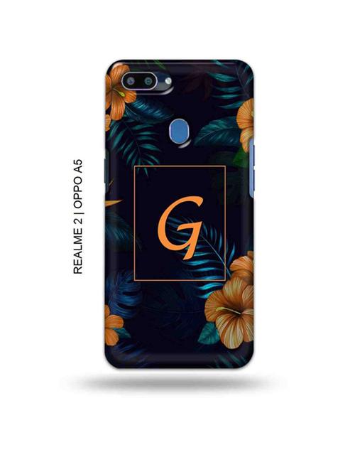 floral g back cover compatible with realme 2, oppo a5 - 18992651 - Very Small Image - 1