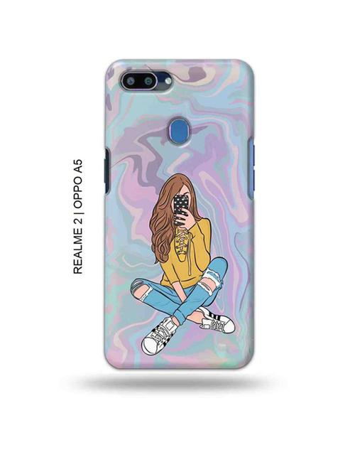 eiffel tower back cover compatible with realme 2, oppo a5 - 18992679 - Very Small Image - 1