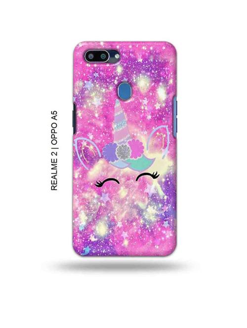 unicorn back cover compatible with realme 2, oppo a5 - 18992682 - Very Small Image - 1