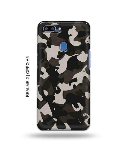 camouflage back cover compatible with realme 2, oppo a5 - 18992714 - Very Small Image - 1