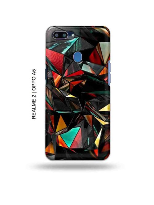hex glasses back cover compatible with realme 2, oppo a5 - 18992718 - Very Small Image - 1